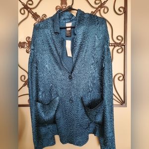 NWT Chico's Crushed Short Blazer